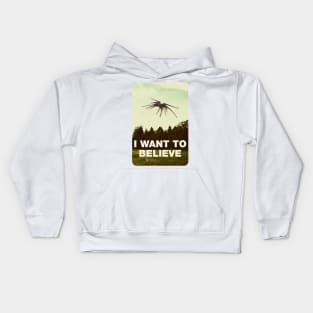 I Want to Belive - UFO - White - Sci-Fi Kids Hoodie